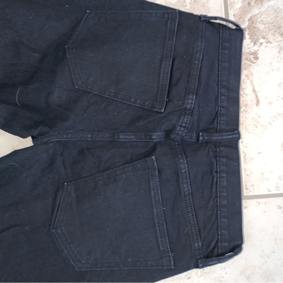 Old Navy straight built in tough 5 pocket pants , black , slight distress 29x30 - Picture 5 of 6